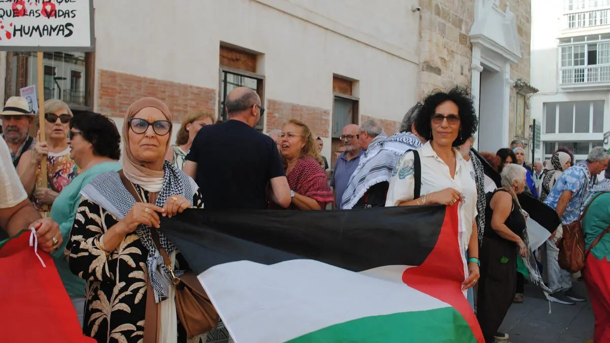 Palestina, en la mente de estos manifestantes en Algeciras 4