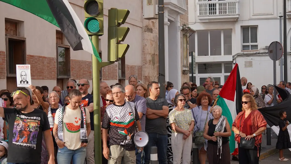 Palestina, en la mente de estos manifestantes en Algeciras 18