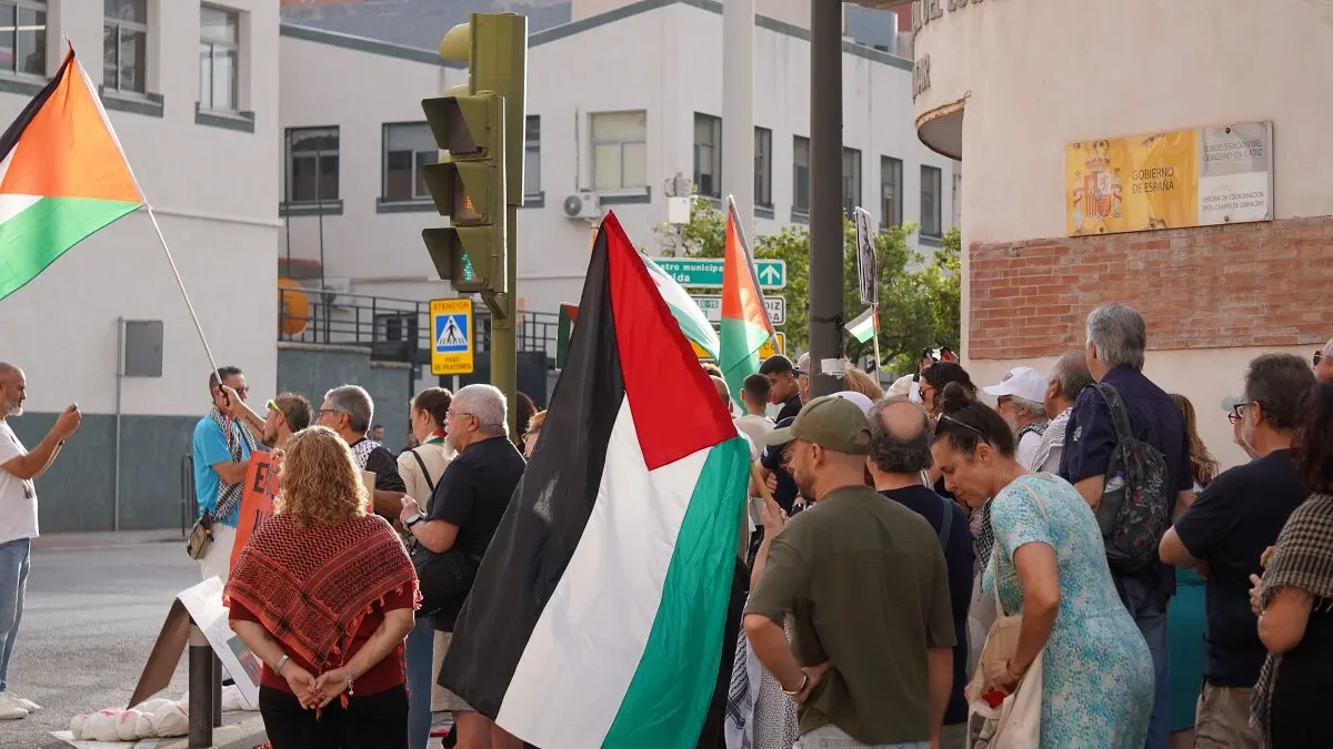 Palestina, en la mente de estos manifestantes en Algeciras 20
