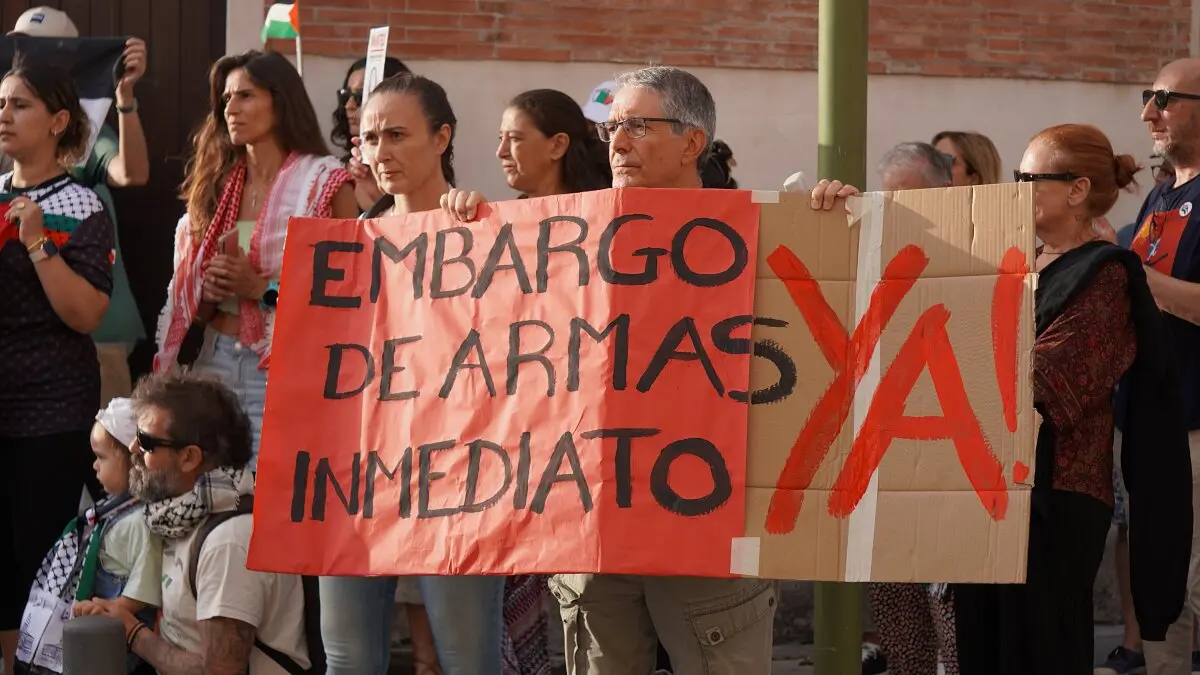 Palestina, en la mente de estos manifestantes en Algeciras 23
