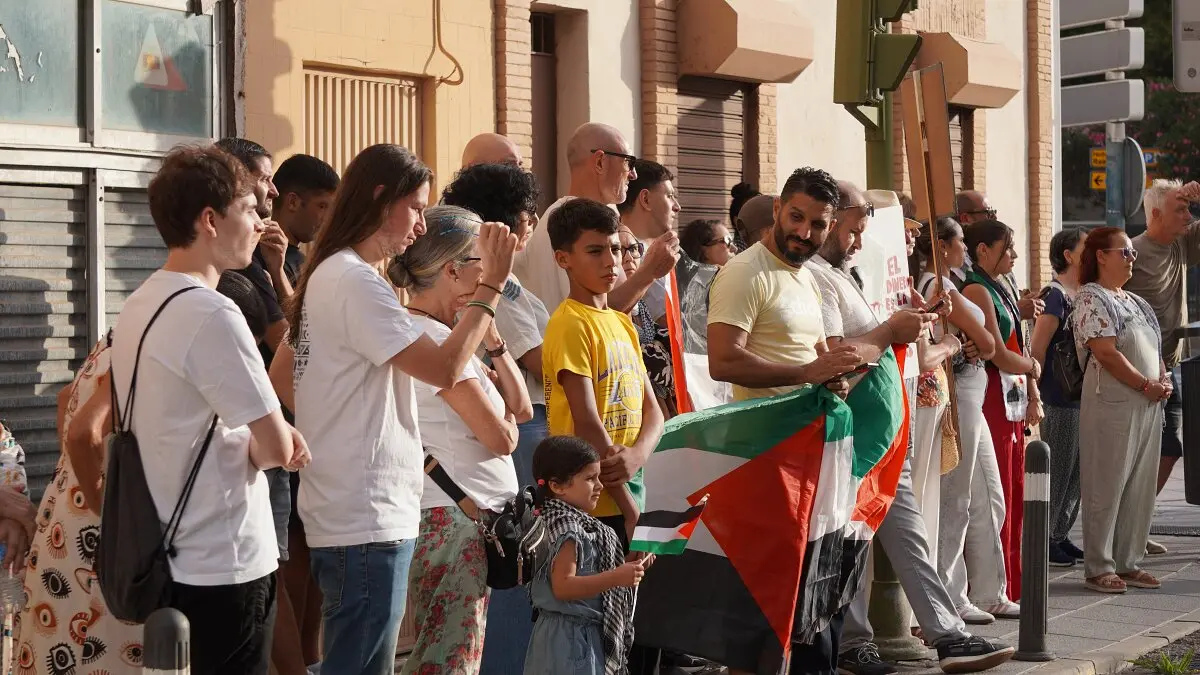 Palestina, en la mente de estos manifestantes en Algeciras 29