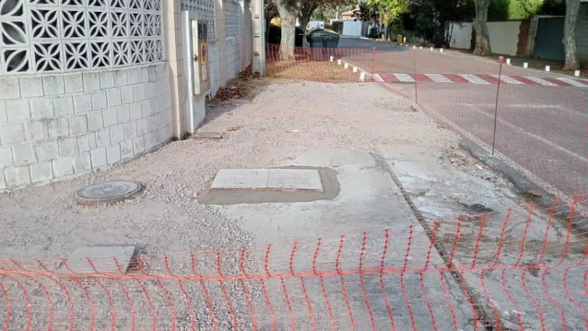 Obras previas asfaltado Guadacorte