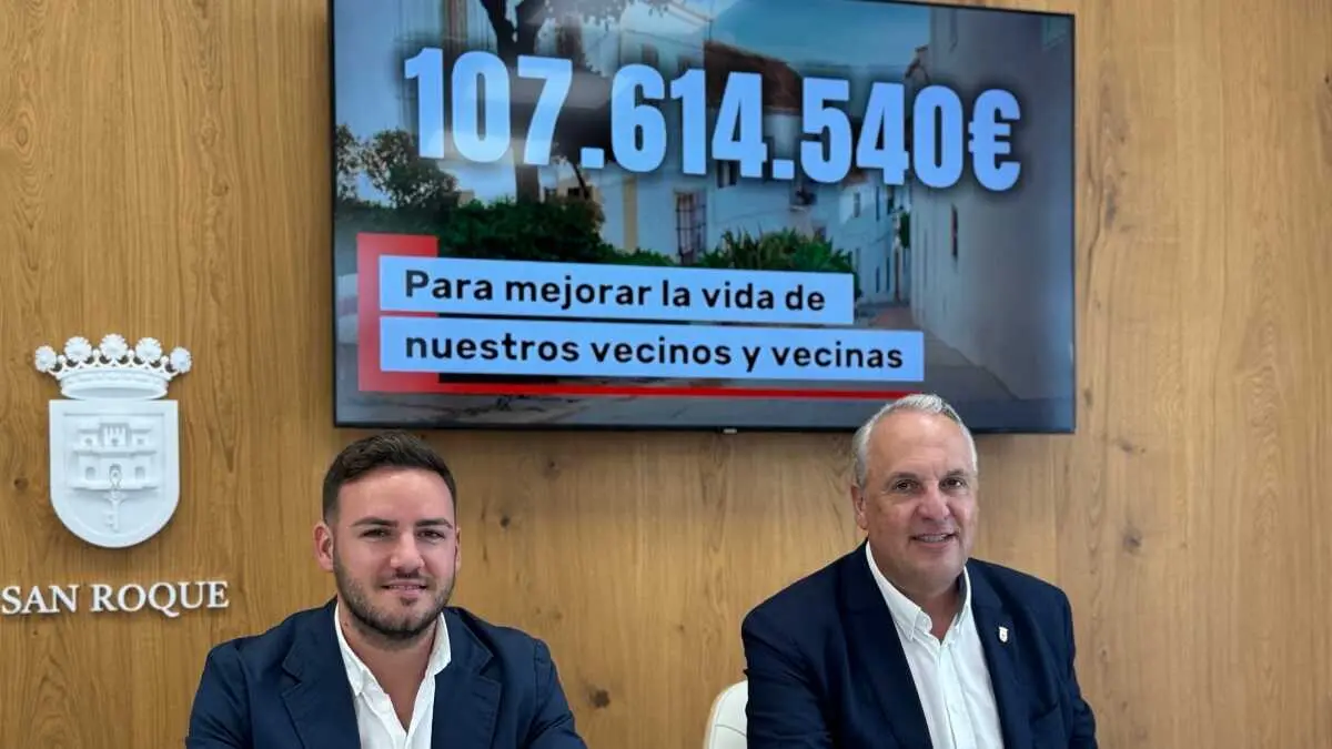 Vega y Ruiz Boix, durante la presentación de los presupuestos 