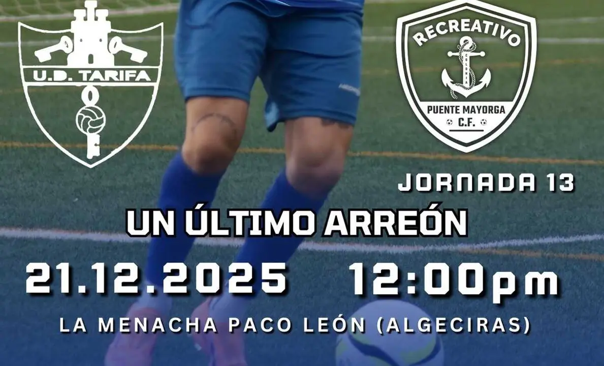 Cartel UD Tarifa vs Recreativo
