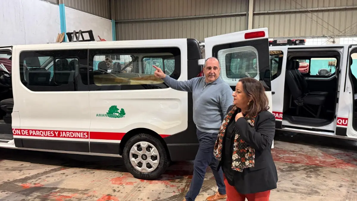 Amanecer renueva su flota de veh&iacute;culos para el mantenimiento de jardines en San Roque