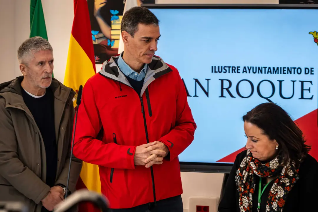 Pedro S&aacute;nchez se desplaza a San Roque para evaluar los da&ntilde;os de las borrascas - FOTO: FJ Ben&iacute;tez