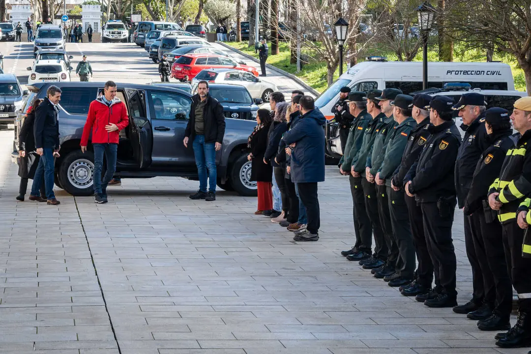 Pedro S&aacute;nchez se desplaza a San Roque para evaluar los da&ntilde;os de las borrascas_21