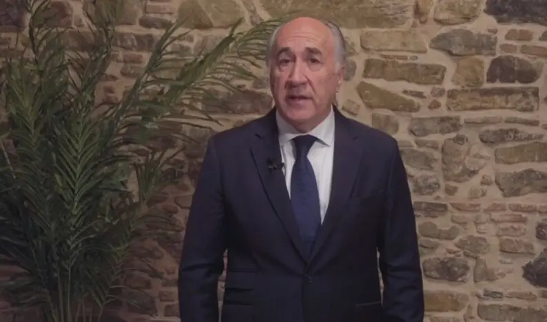 Jos&eacute; Ignacio Landaluce en una comparecencia p&uacute;blica en imagen de archivo.