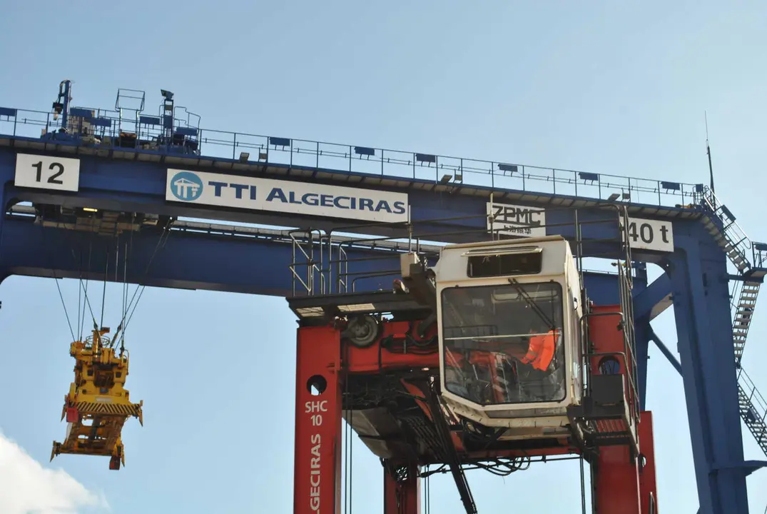 Instalaciones de la terminal de TTI en el Puerto de Algeciras