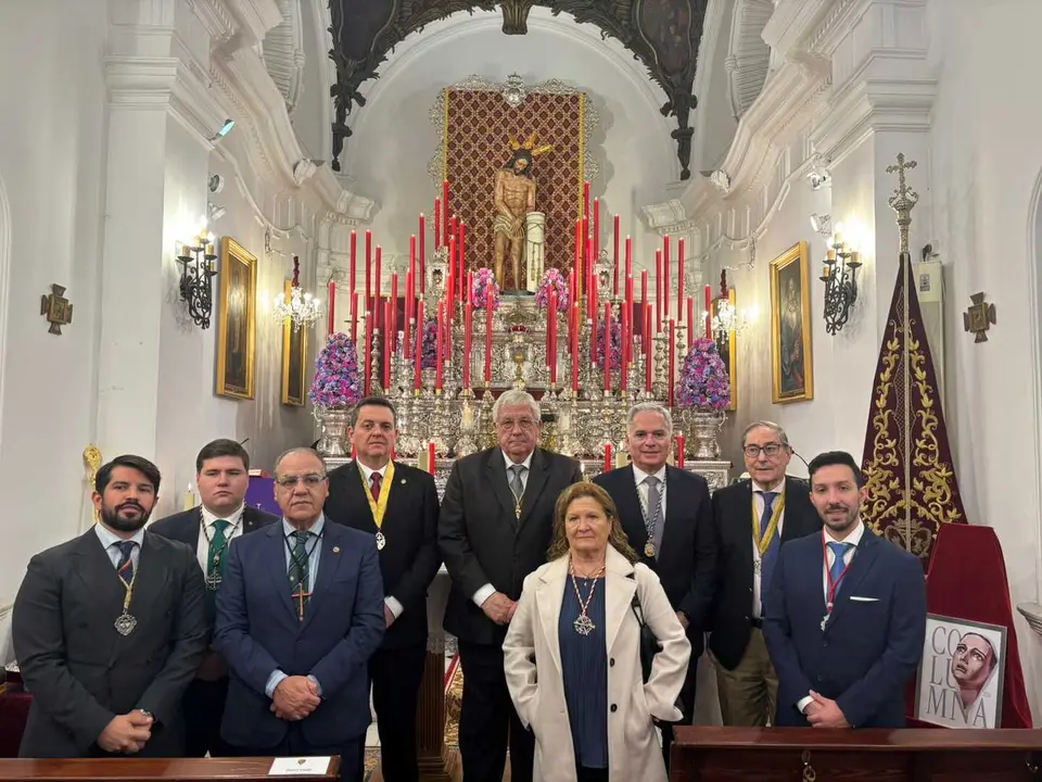 Un momento de la Funci&oacute;n Principal celebrada en la Capilla de Nuestra Se&ntilde;ora de Europa.