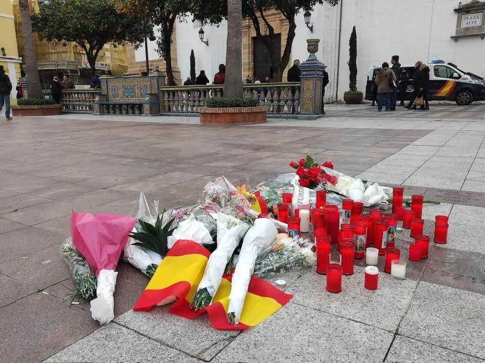Imagen de la Plaza Alta de Algeciras, lugar donde se produjo el asesinato de Diego Valencia en enero de 2023.