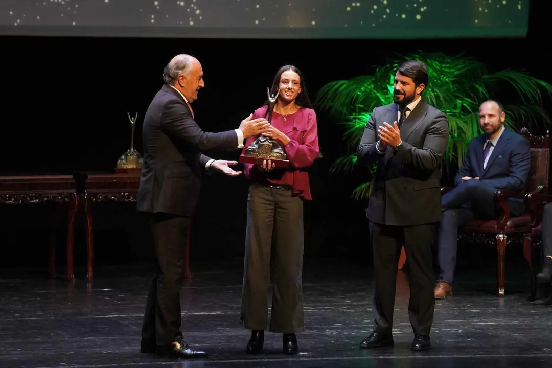 Imagen de la XXXIX Gala del Deporte celebrada en Algeciras con la entrega de reconocimientos a deportistas y clubes de la ciudad.