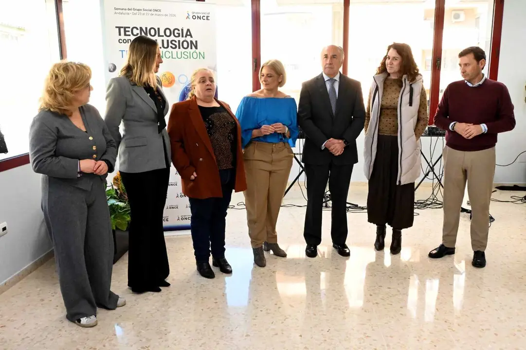 Acto inaugural de la Semana del Grupo Social ONCE celebrado en su sede de Algeciras.