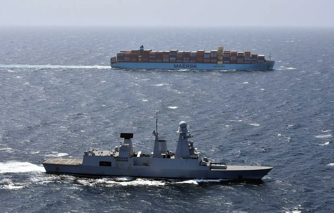 Imagen de archivo relacionada con la tensi&oacute;n geopol&iacute;tica en Oriente Medio y el tr&aacute;fico mar&iacute;timo en el estrecho de Ormuz.