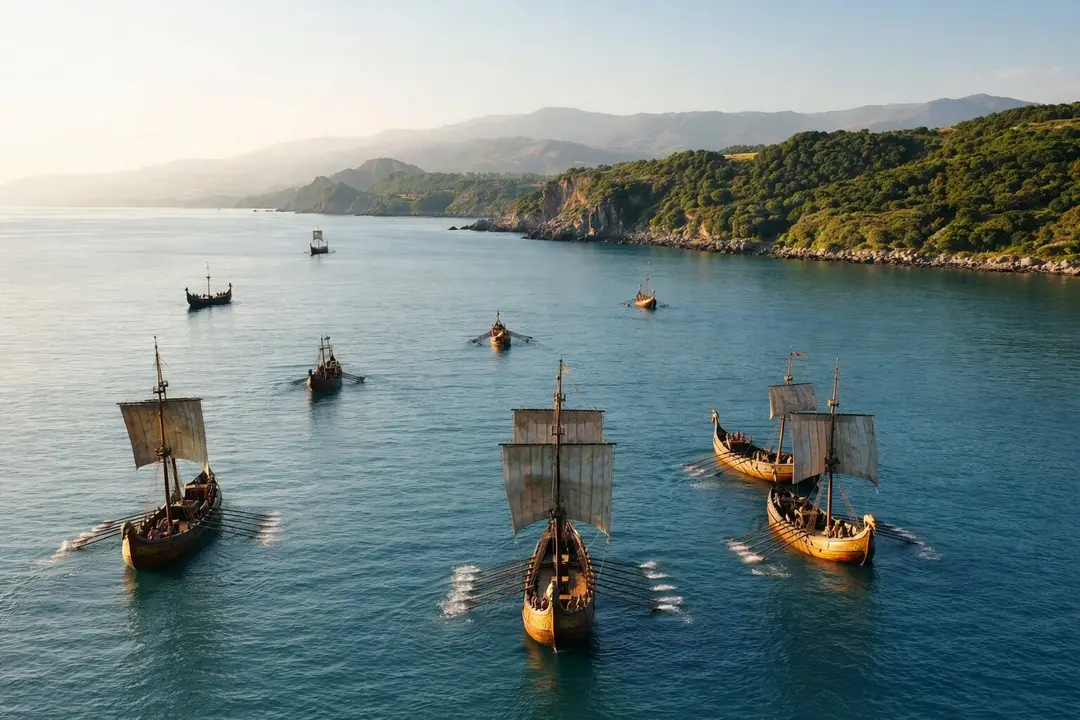 Vista general del entorno de Carteia, enclave estrat&eacute;gico de la Bah&iacute;a de Algeciras en &eacute;poca romana