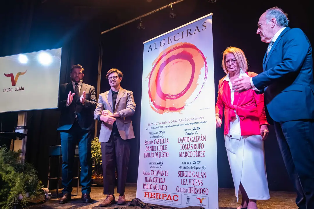 Presentaci&oacute;n oficial de los carteles de la Feria Taurina de Algeciras 2026 en el centro cultural de la ciudad_25_FOTO - FJ Ben&iacute;tez