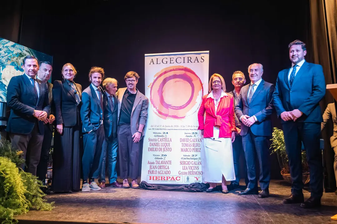 Imagen de la presentaci&oacute;n de los carteles de la Feria Taurina celebrada recientemente en Algeciras - FOTO: FJ Ben&iacute;tez