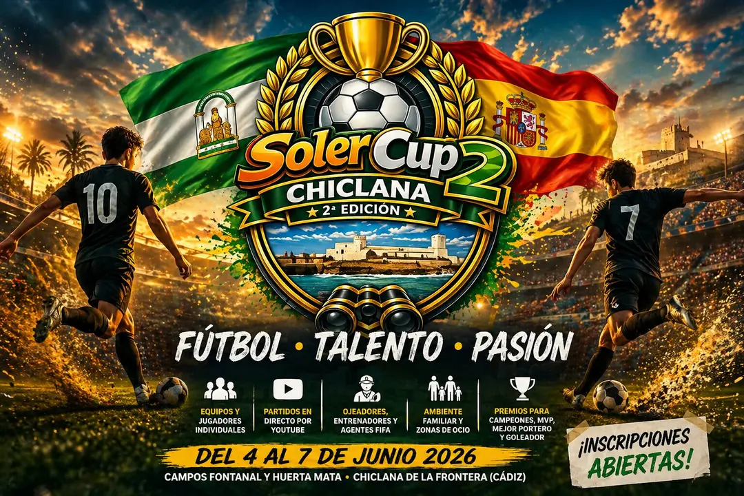 Imagen promocional del torneo SolerCup 2 que se celebrar&aacute; en Chiclana de la Frontera