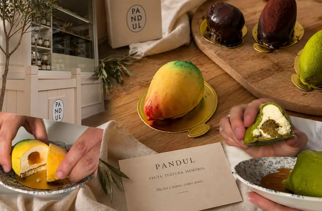 Trampantojos dulces elaborados por la pasteler&iacute;a Pandul en su establecimiento de Algeciras.