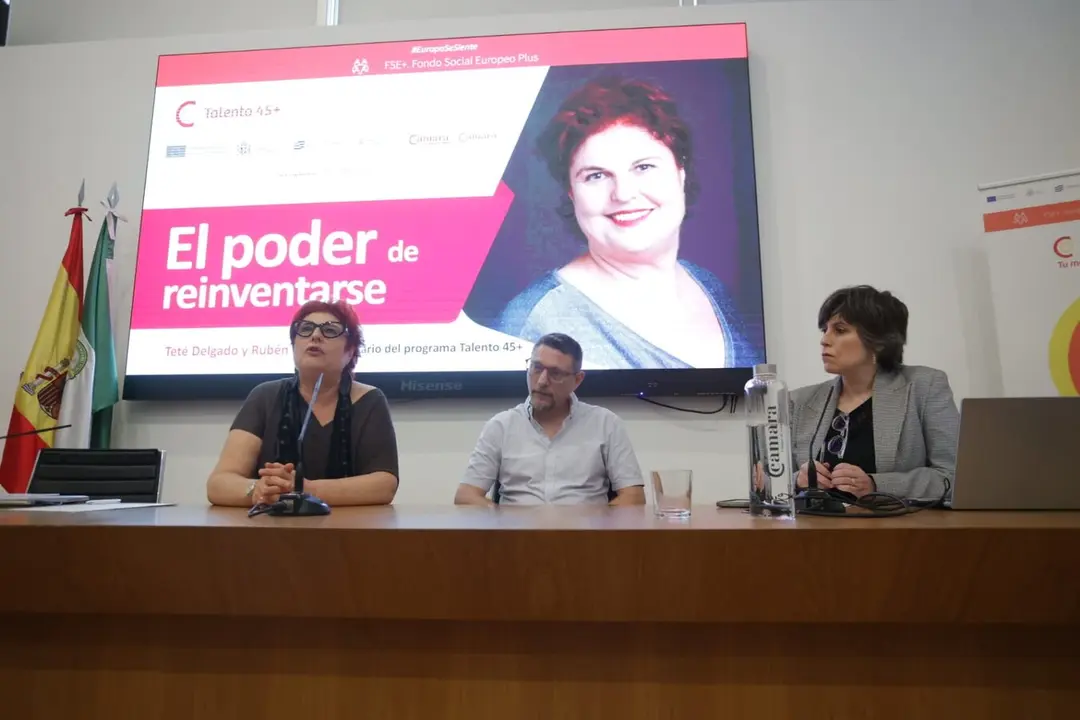 Un momento del Encuentro 45+ celebrado este viernes en la sede de la C&aacute;mara de Comercio en Algeciras.