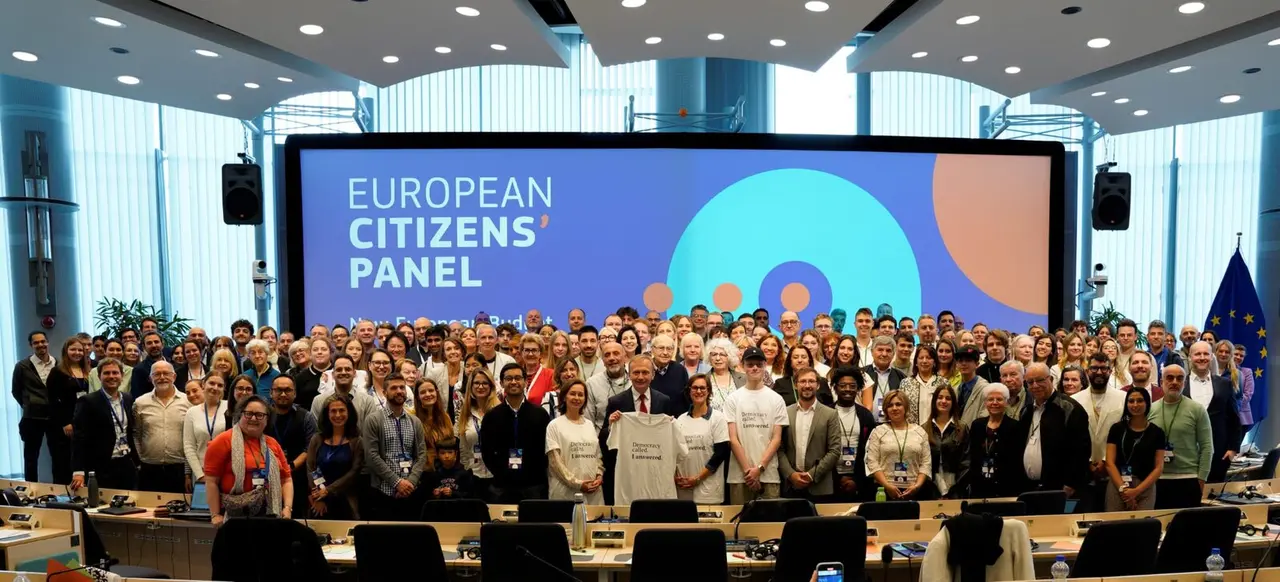 Participantes en una edici&oacute;n del Panel Ciudadano Europeo celebrado en Bruselas.