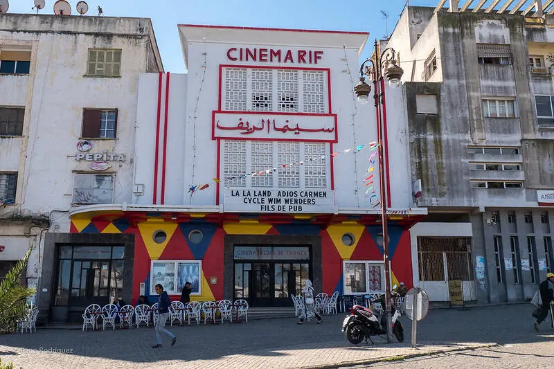 Fachada del Cinema Rif de T&aacute;nger, uno de los escenarios principales de la inauguraci&oacute;n del FCAT 2026