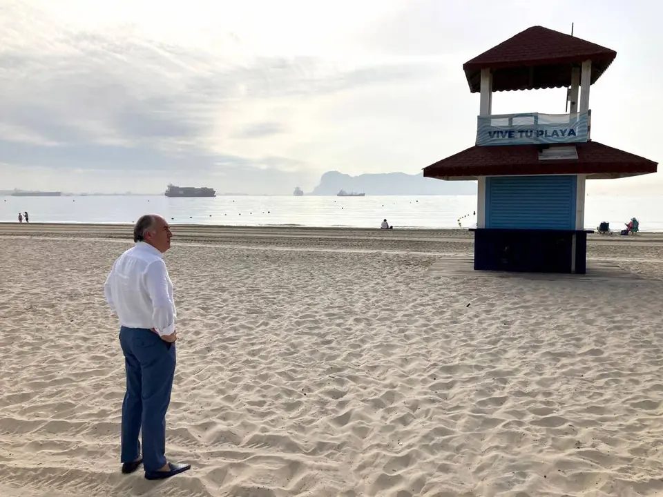 Imagen de archivo de la playa de El Rinconcillo y su entorno litoral