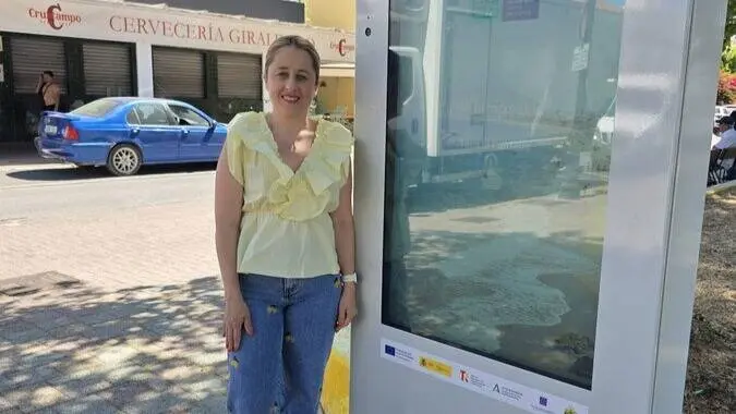 Uno de los nuevos t&oacute;tems digitales instalados para mejorar la informaci&oacute;n tur&iacute;stica en los municipios del Campo de Gibraltar