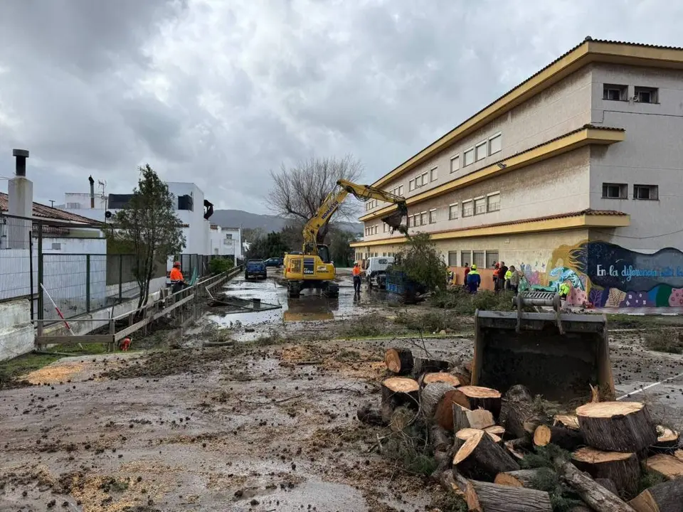 Imagen de una de las zonas afectadas por los temporales registrados a comienzos de a&ntilde;o