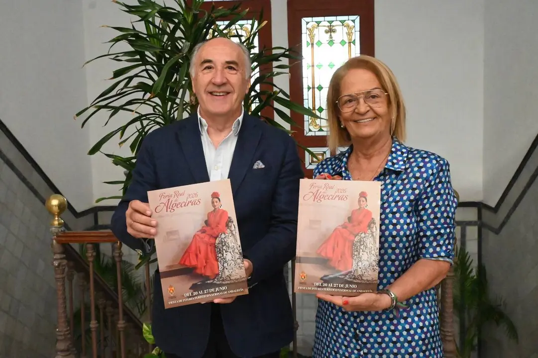 Landaluce y Juana Cid presentan la revista oficial de la Feria Real de Algeciras 2026