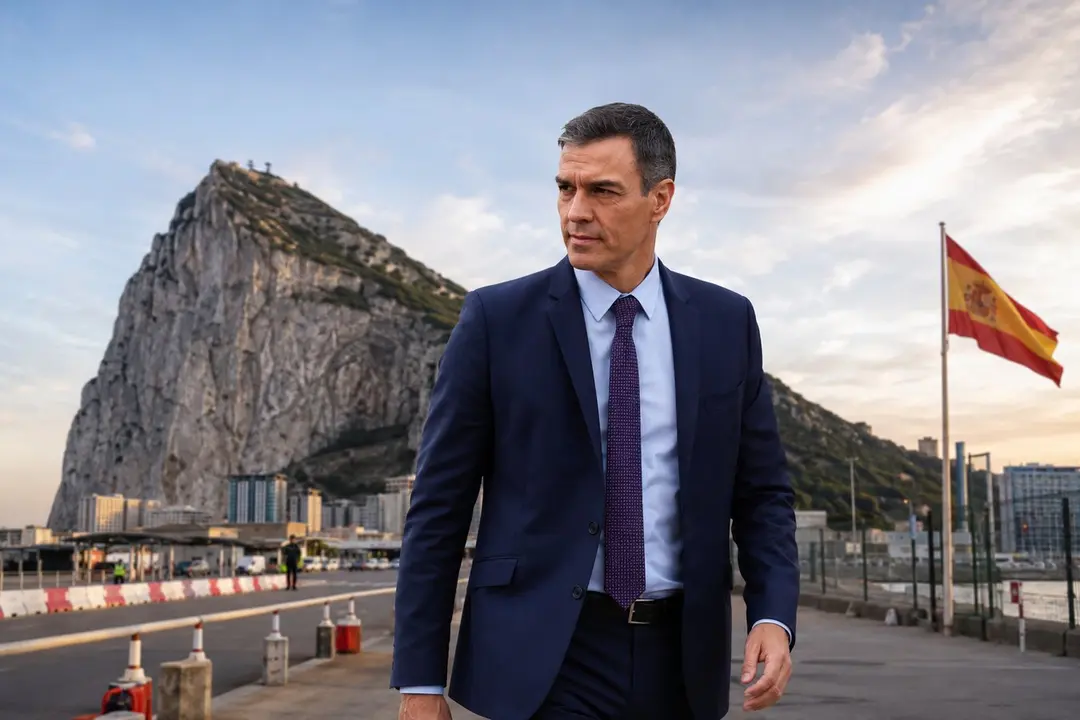 La Verja entre La L&iacute;nea y Gibraltar afronta sus &uacute;ltimos d&iacute;as como frontera terrestre tradicional - MONTAJE: GPT