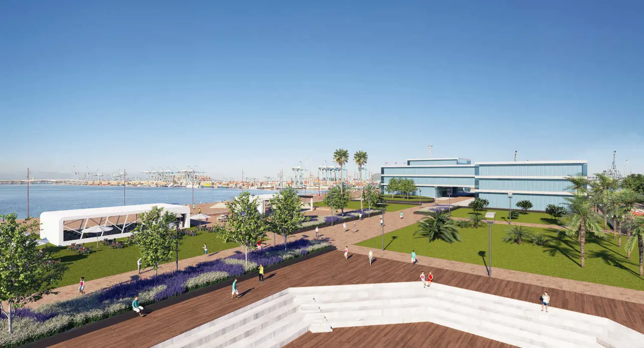Infograf&iacute;a del desarrollo previsto para la nueva fase del Lago Mar&iacute;timo de Algeciras