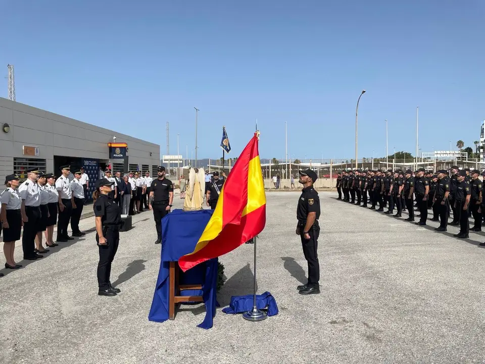 Acto de presentaci&oacute;n de los nuevos agentes en pr&aacute;cticas de la Polic&iacute;a Nacional destinados a las comisar&iacute;as del Campo de Gibraltar