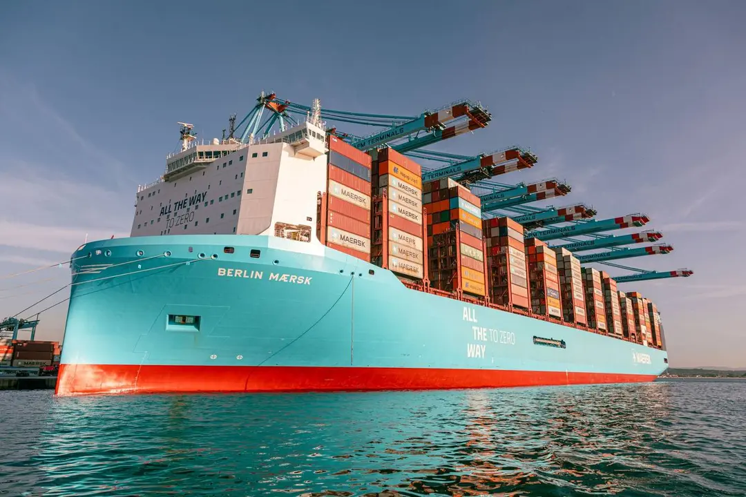 Imagen de la actividad de contenedores y mercanc&iacute;as en el Puerto de Algeciras
