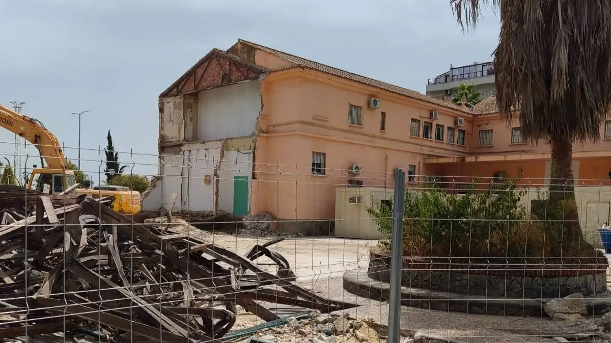 Las obras de la futura Ciudad de la Justicia avanzan en la parcela de la Audiencia Provincial de Algeciras