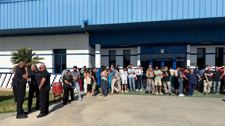Concentración de protesta en Botafuegos