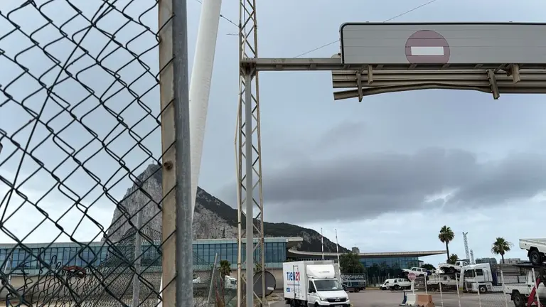 Paso de mercancías de la frontera con Gibraltar