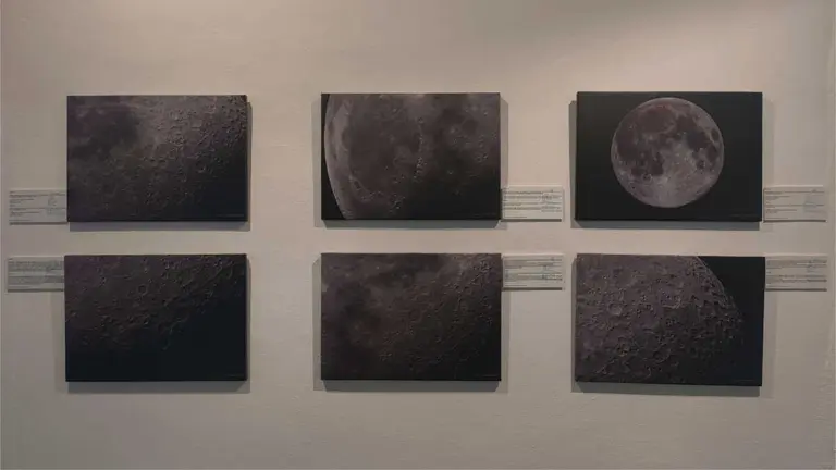 Parte de la exposici&oacute;n de Jes&uacute;s Arc&eacute;iz en la Galer&iacute;a Manolo Al&eacute;s - FOTO: Luc&iacute;a Becerra