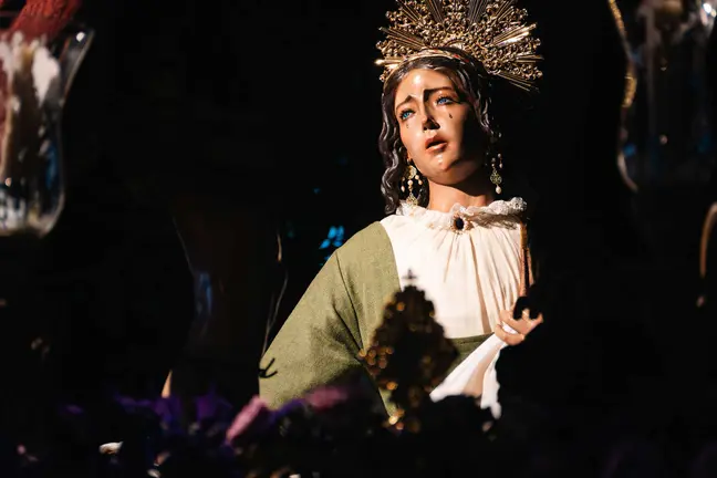 Jueves Santo en Algeciras- Tres Ca&iacute;das y Nazareno, fe y multitud en la calle_099