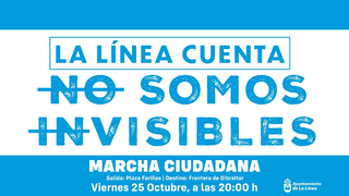 Octavilla que se repartirán durante toda la semana en La Línea como llamamiento a la ciudadanía