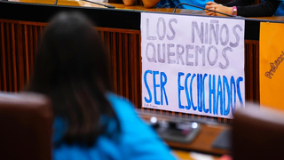 Alumnos de los centros participantes en el pleno infantil, entre ellos 12 de Algeciras4