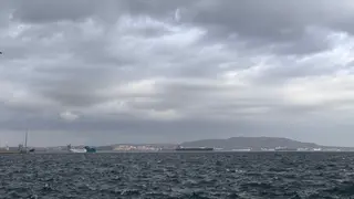 El temporal hace estragos en la bahía de Algeciras y el Estrecho