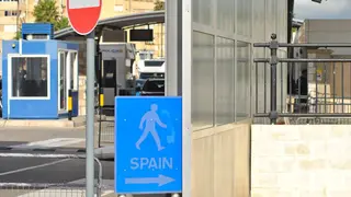 Acceso peatonal a los ciudadanos que quieren abandonar Gibraltar