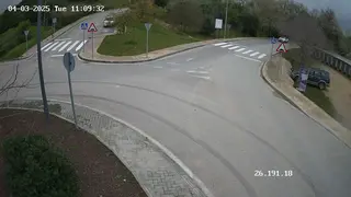 Imagen captada con una de las 20 cámaras instaladas en la entrada y salida del municipio