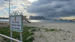 Parte del litoral de Puente Mayorga
