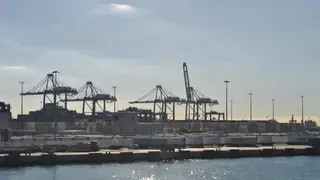 El movmiento de camiones sigue al alza en el enclave algecireño