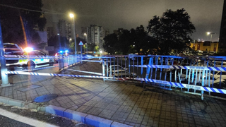 Así quedó la valla, localizada en la barriada de San José Artesano 
