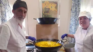 Pepe y Mari Ángeles, en plena acción