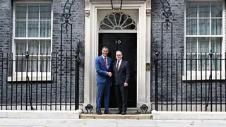 Sánchez y Starmer, en Downing Street