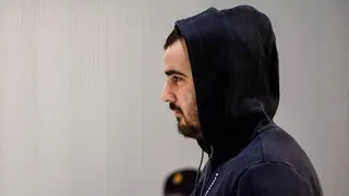 Yassine Kanjaa, en su comparecencia del lunes en la Audiencia Nacional 